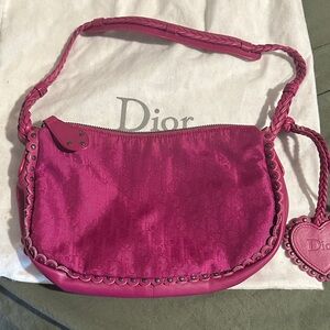 Dior Fuchsia Shoulder Bag